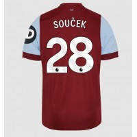 Camisa de time de futebol West Ham United Tomas Soucek #28 Replicas 1º Equipamento 2023-24 Manga Curta